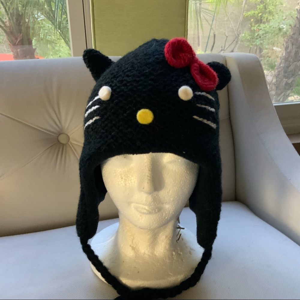 Kitty wool Winter Hat - Picture 5 of 12